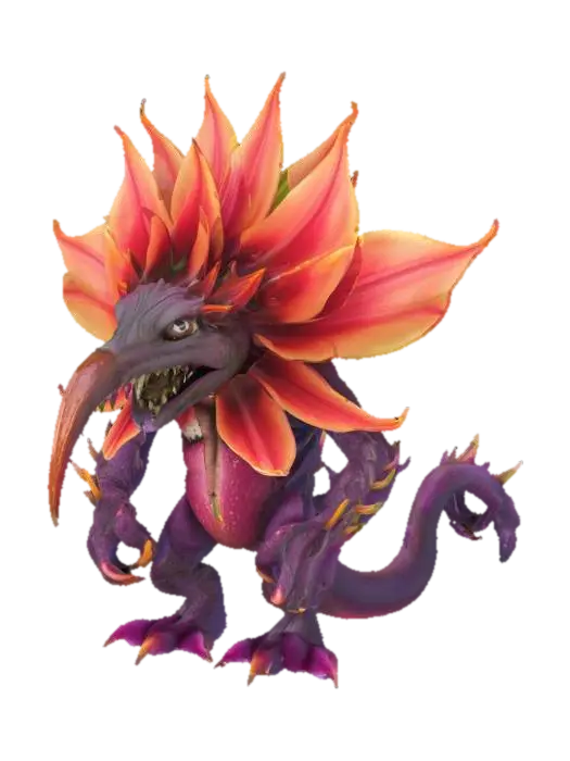 [Holland] extreme flower monster tulip, floating in the air, detailed… - Aroundtheworld 3D model, vytvořený pomocí AI