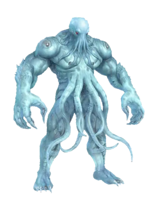 Abyssal Titan Kraken, #AroundTheWorld# 3D model, vytvořený pomocí AI