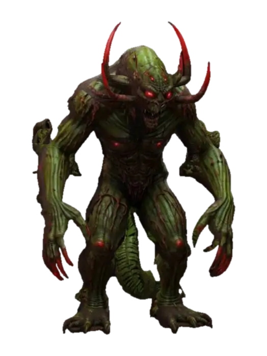 fantasy swamp monster, massive body covered in mud, long arms with long claws, moss… 3D model, vytvořený pomocí AI