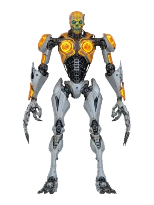 unknown cyborg entity from distant space, intelligent powerful entity of non-humanoid appearance, long… AI 생성 3D 모델