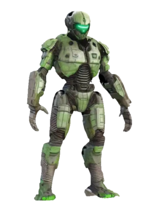 sci-fi morph cube cyborg from dead space, extremely detailed, high sharp resolution… 3D model, vytvořený pomocí AI