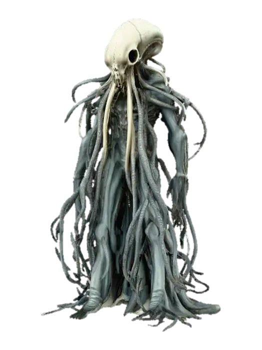 unknown entity from distant space, intelligent entity of non-humanoid appearance, long tentacles… AI 생성 3D 모델