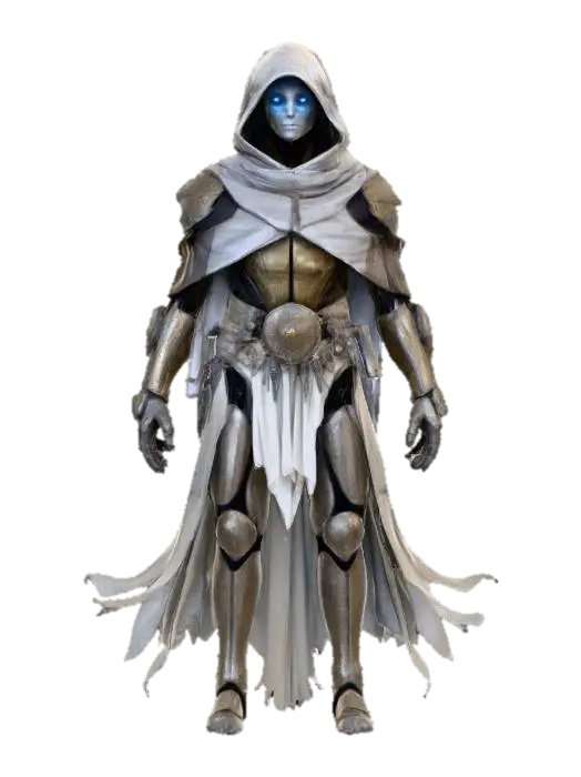 wanderer of forgotten stars, a genetically engineered being from another world,…-3D-modell, genererad av AI