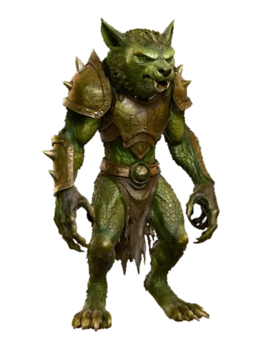 3D model for Feral Guardian Monster Fox