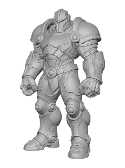 3D model for Cyborg Robotic Titanium Guardian