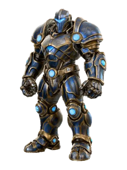 3D model for Cyborg Robotic Titanium Guardian