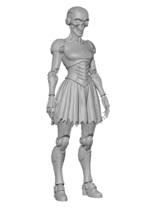 3D model for Robotic Female Eternal Automaton, #Halloween2025#