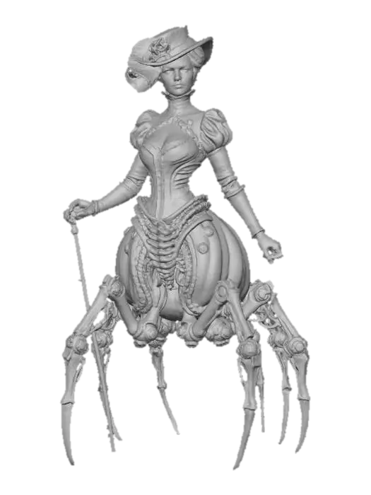 3D model for Arachnid Elegance, #Halloween2025#