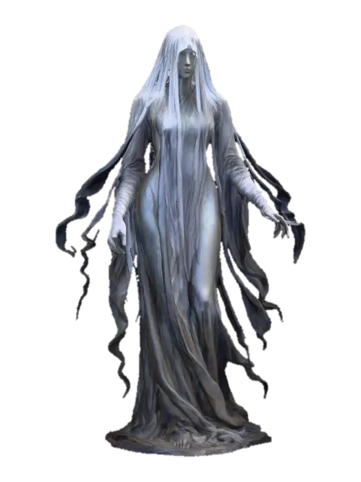 Veil of Dark Shadows, #Halloween2025# - Spirits 3D model, vytvořený pomocí AI