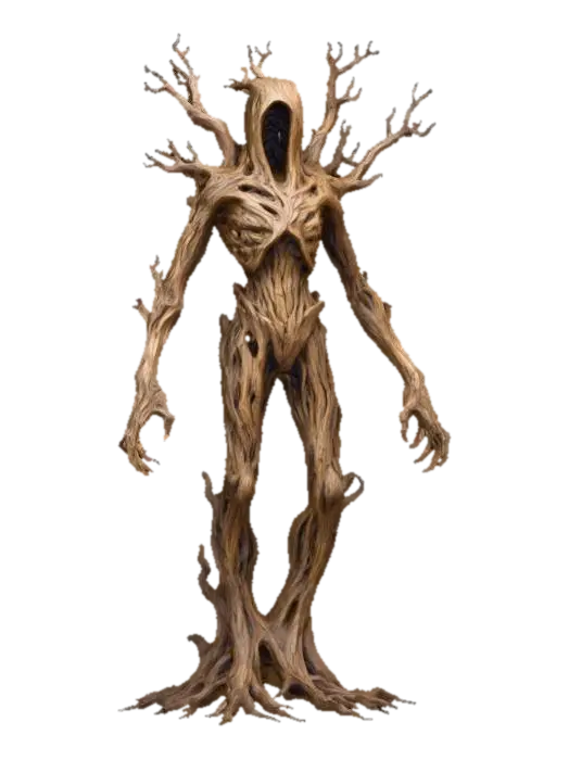 Hollow Forest Guardian 3D model, vytvořený pomocí AI