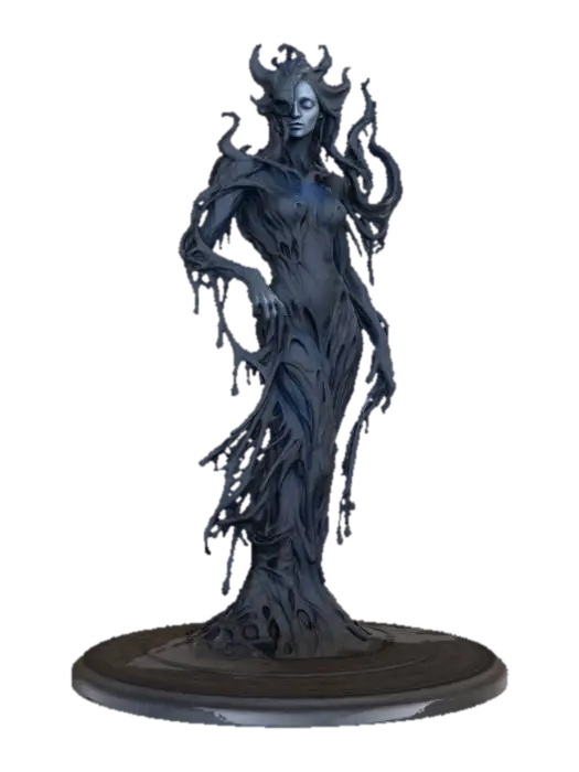 Ethereal Abyssal Entity AI 생성 3D 모델