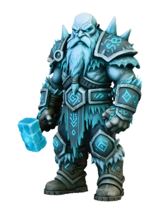 Modello 3D Frost-Anvil Smith, generato dall’IA