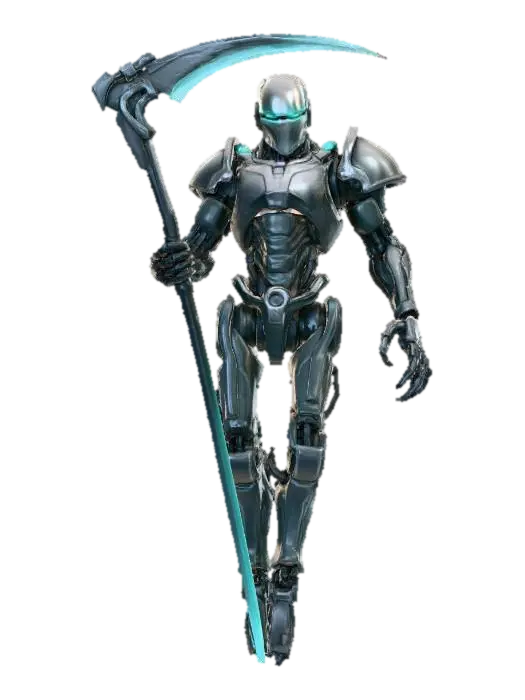 Cyber Reaper, #Halloween2025# 3D model, vytvořený pomocí AI