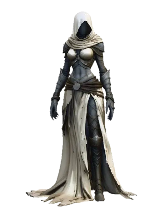 3D model for Female Ethereal Warrior Nomad