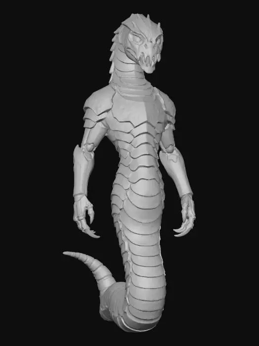 3D model for Cyber Snake