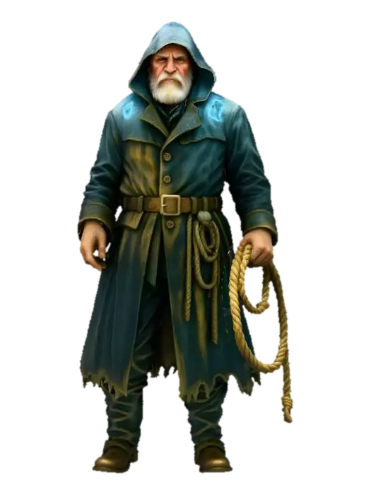 Stormbound Sailor 3D model, vytvořený pomocí AI