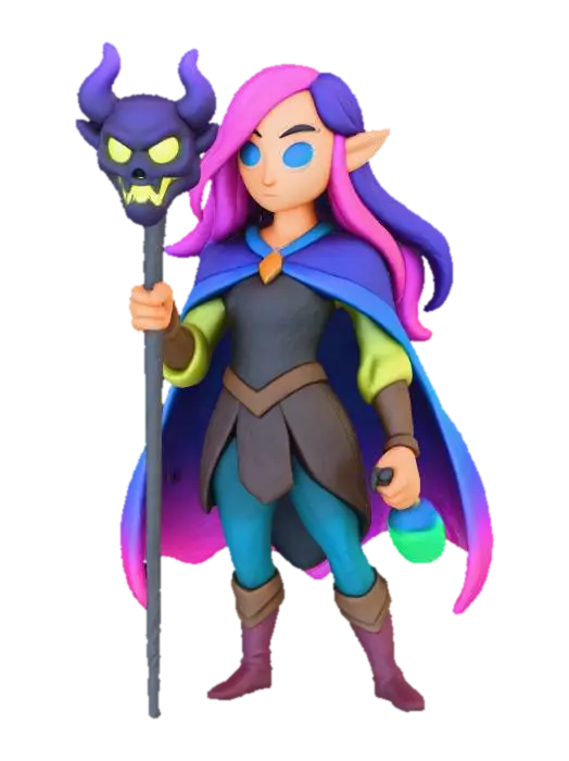 3D model for Female Demon Hunter