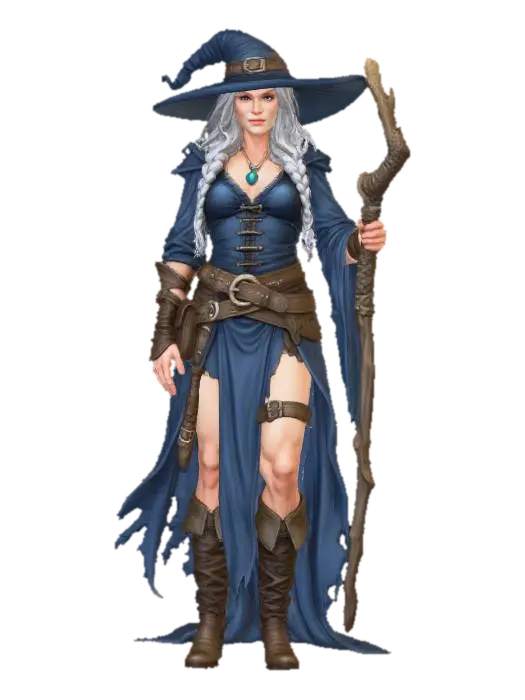 3D model for Female Enchanted Sorceress, #Thanksgiving#
