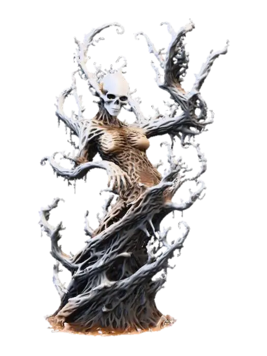 Ethereal Entanglement, #Thanksgiving# - Emotion 3D model, vytvořený pomocí AI
