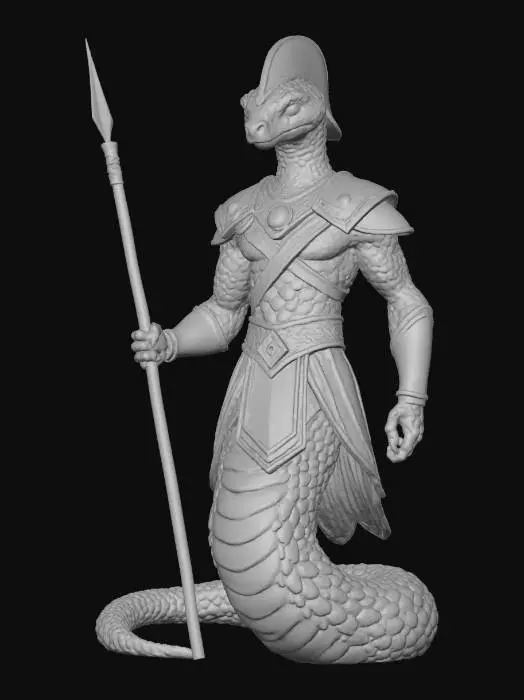 3D model for Serpent Sentinel