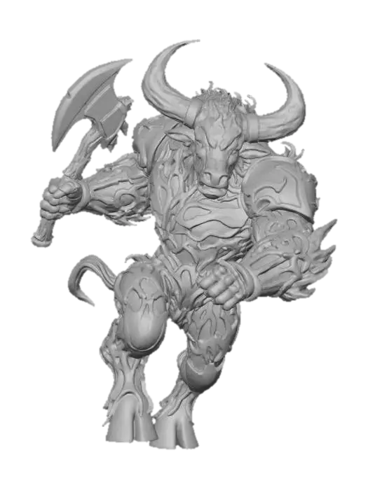 3D model for Minotaur's Fury