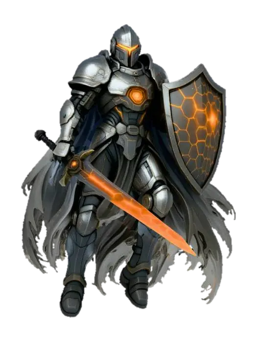 Robotic levitation Paladin - Droid 3D model, vytvořený pomocí AI