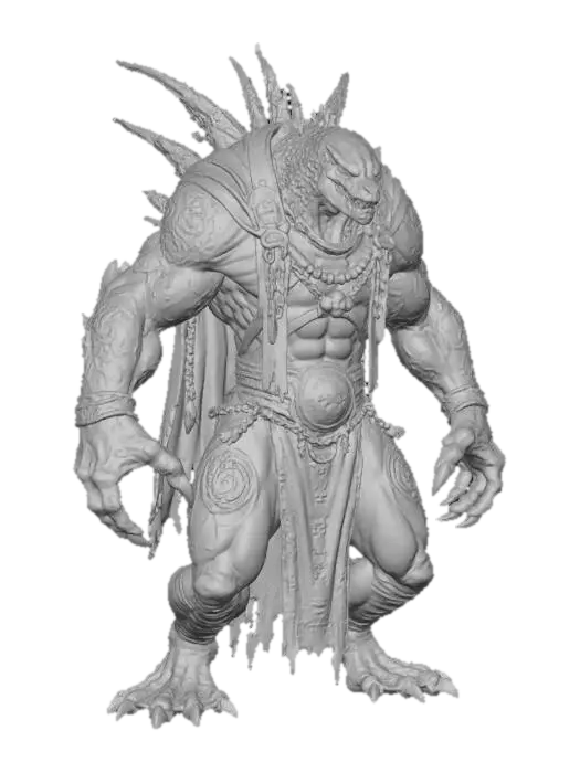 3D model for Golem Eldritch Overlord