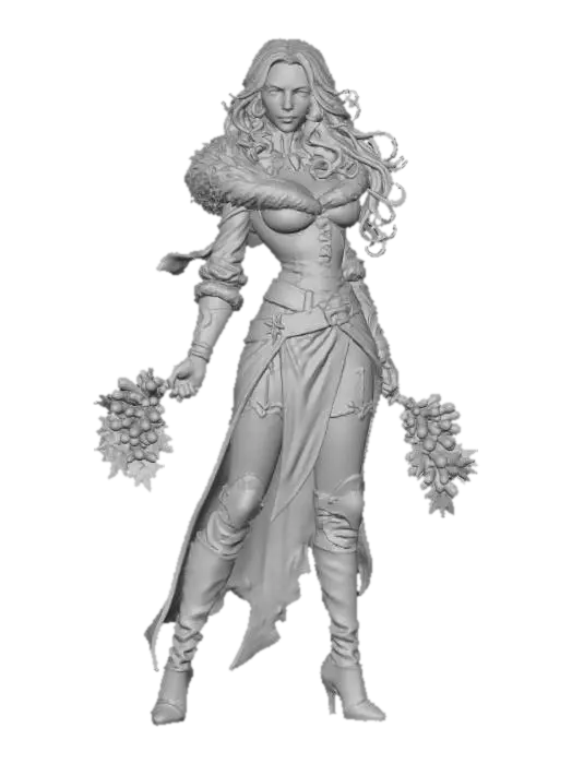 3D model for Female Elegant Holiday, #Christmas2025#