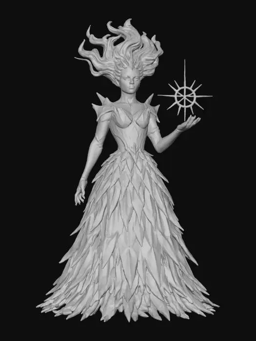 3D model for Ice Queen's Aura, #Christmas2025#