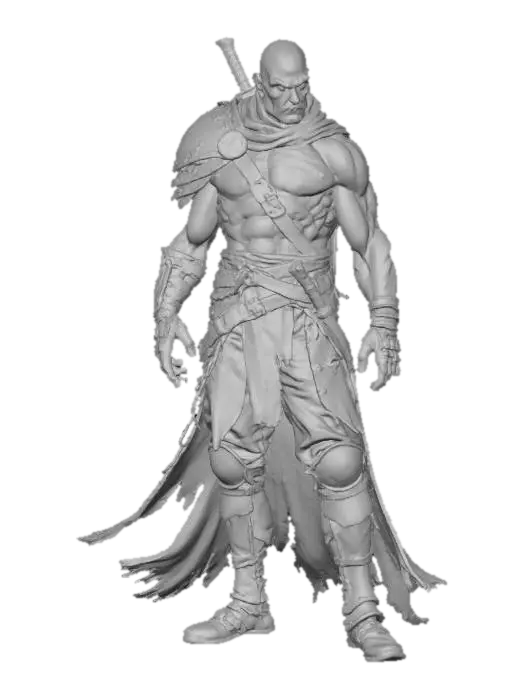 3D model for Warrior of the Shadows