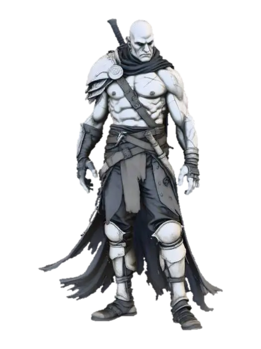 3D model for Warrior of the Shadows
