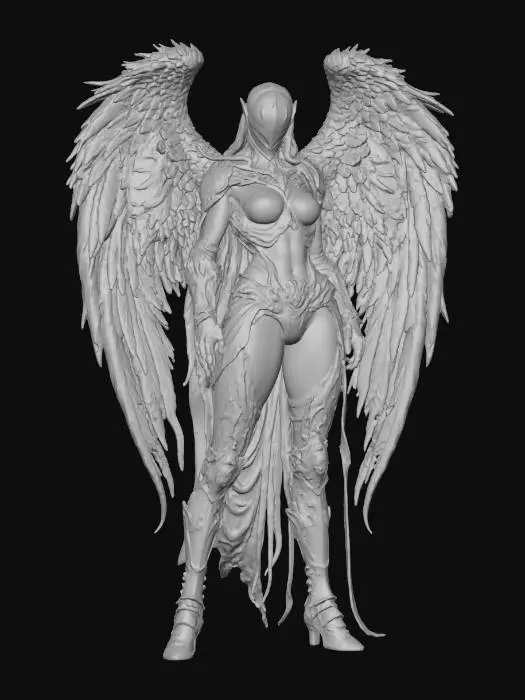 3D model for Female Guardian of the Skies