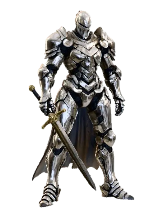 Iron Sentinel - Defender 3D model, vytvořený pomocí AI