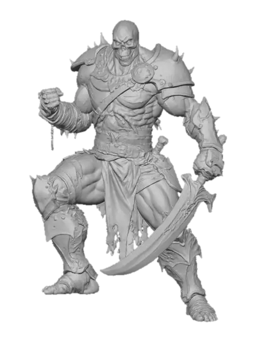 3D model for Skull Warrior