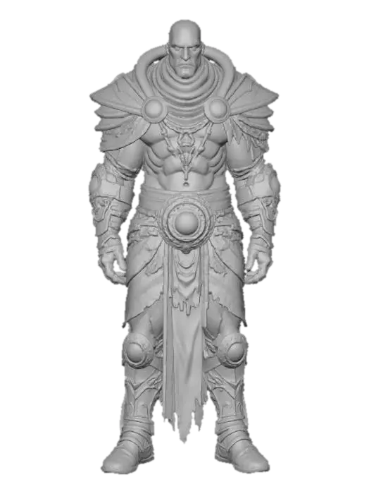 3D model for Golem Commander