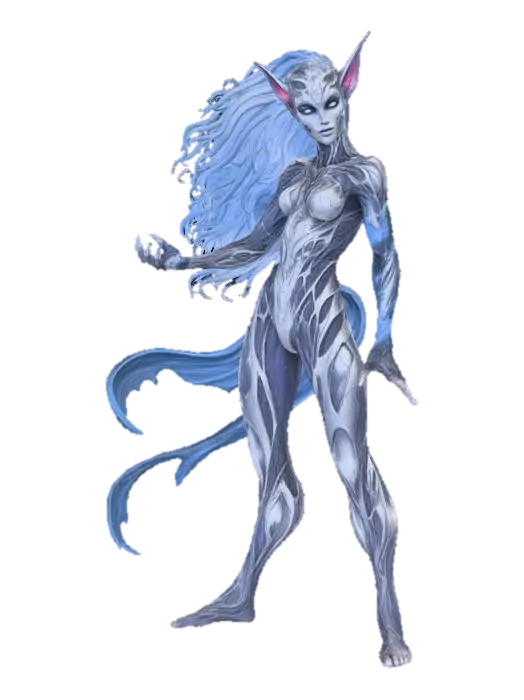 Female Mystic Enchantress Shaman - Sorcery 3D model, vytvořený pomocí AI