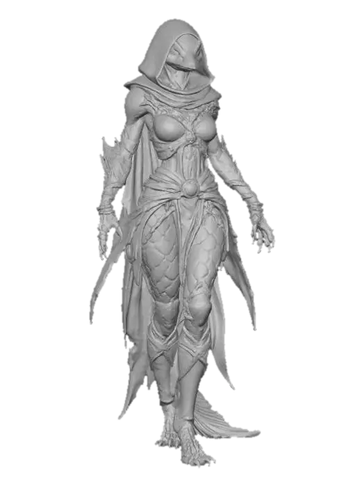 3D model for Female Guardian of the Lost Isles