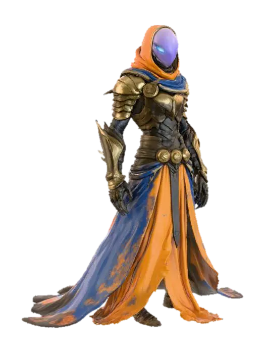 Galactic Mystic Entity - Universe 3D model, vytvořený pomocí AI