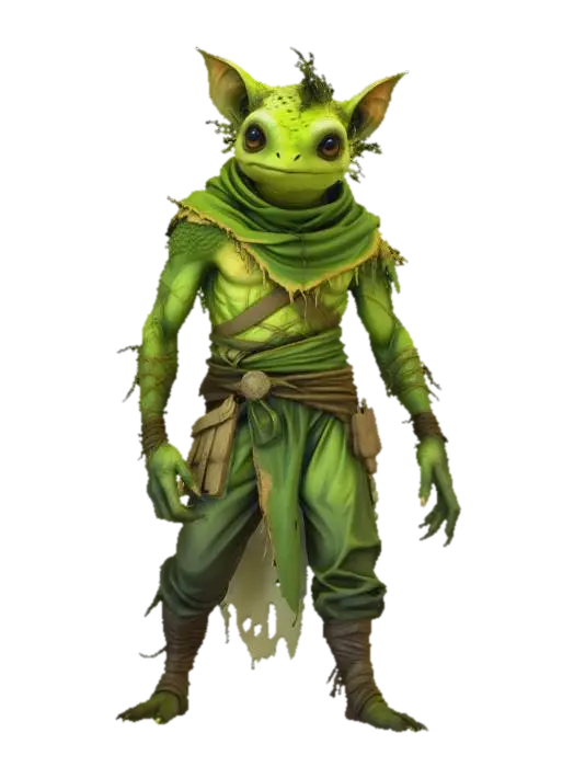Green Forest Entity - Spirits 3D model, vytvořený pomocí AI