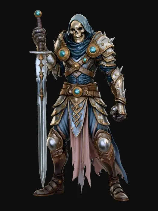 3D model for Skeleton Warrior