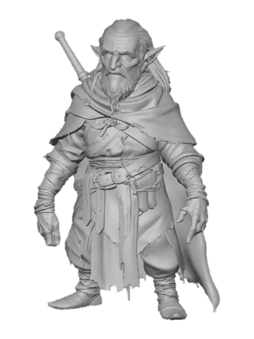 3D model for Elder Wanderer Mage