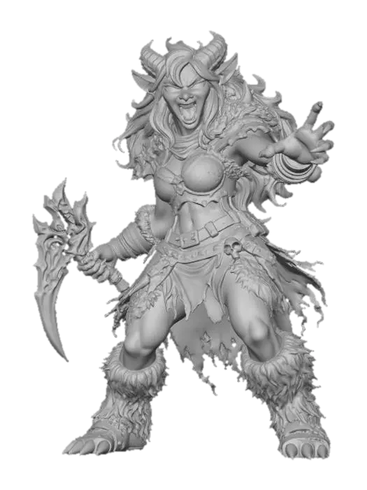 3D model for Female Infernal Fury