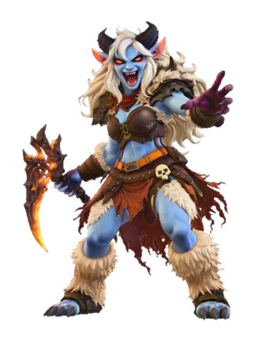 3D model for Female Infernal Fury