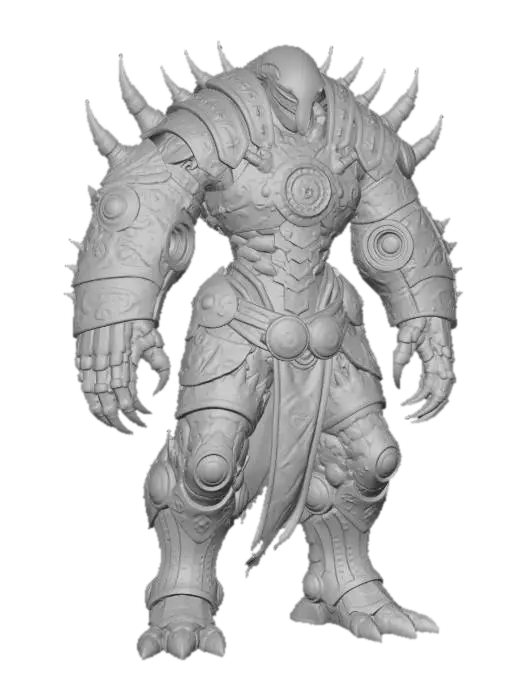 3D model for Oriental Cyber Golem