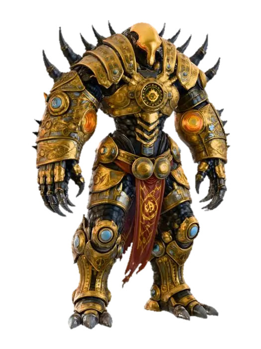 3D model for Oriental Cyber Golem