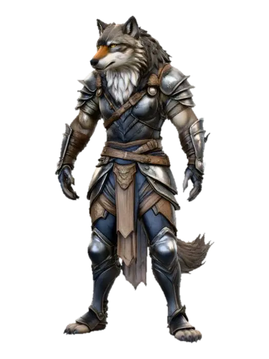 3D model for Wolf Warrior Knight