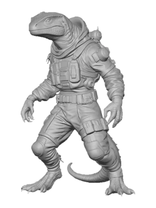 3D model for Galactic Lizard Technologist