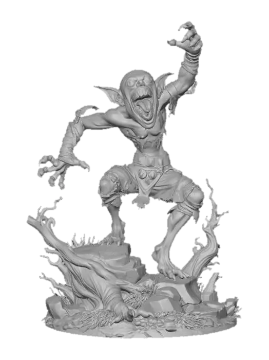 3D model for Goblin on the Rock