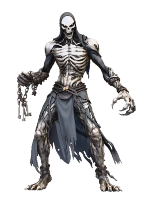 Keymaster of Shadows - Antagonist 3D model, vytvořený pomocí AI