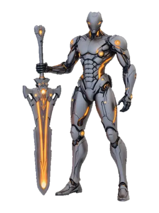 Cyber Hero Warrior - Mech का AI द्वारा बनाया गया 3D मॉडल